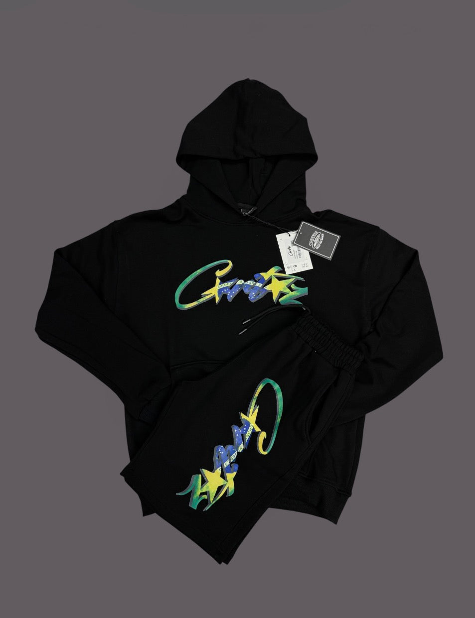Corteiz Brasil Hoodie + Short set