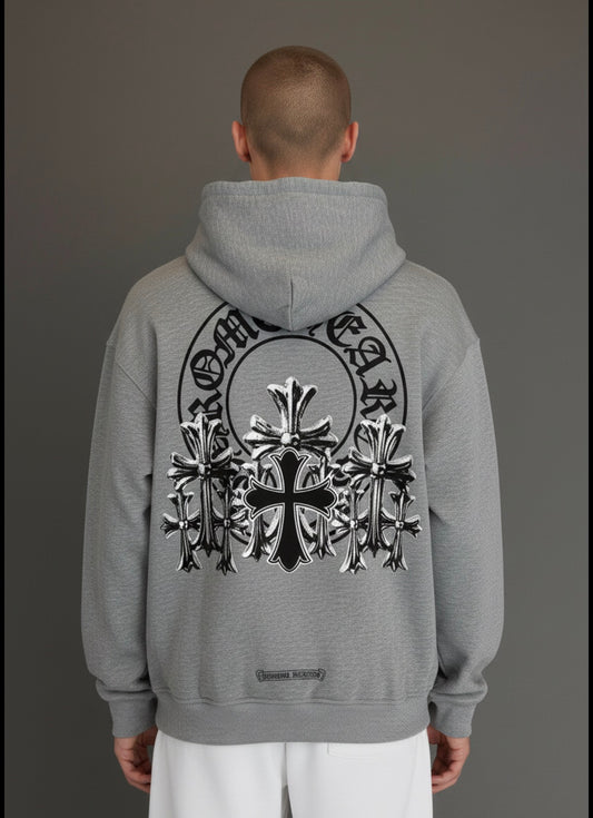 Chrome Hearts Cross print Hoodie