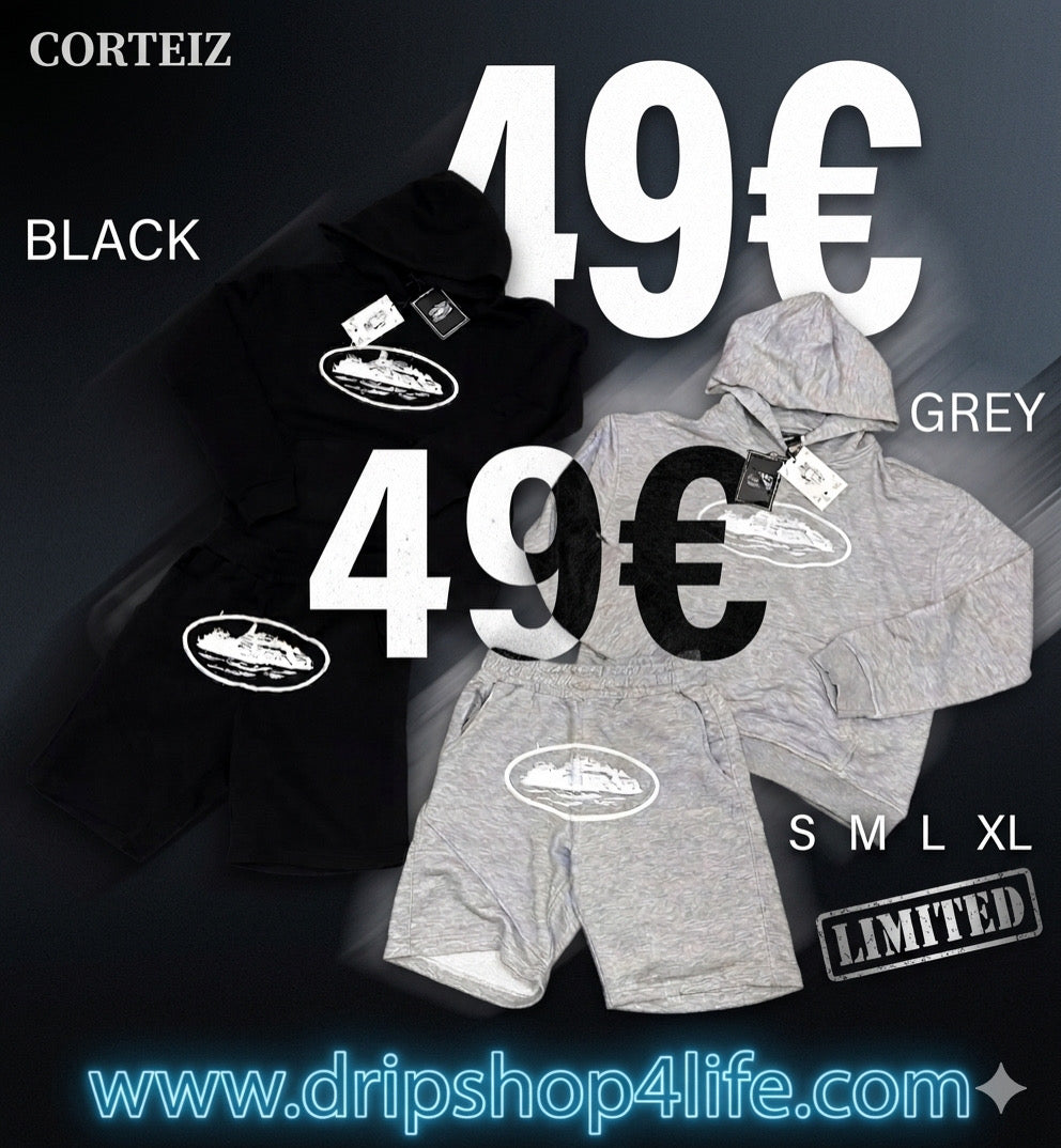 Corteiz Alcatraz Hoodie + Short set