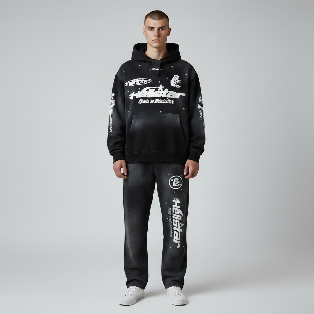 Hellstar black washed спортен екип