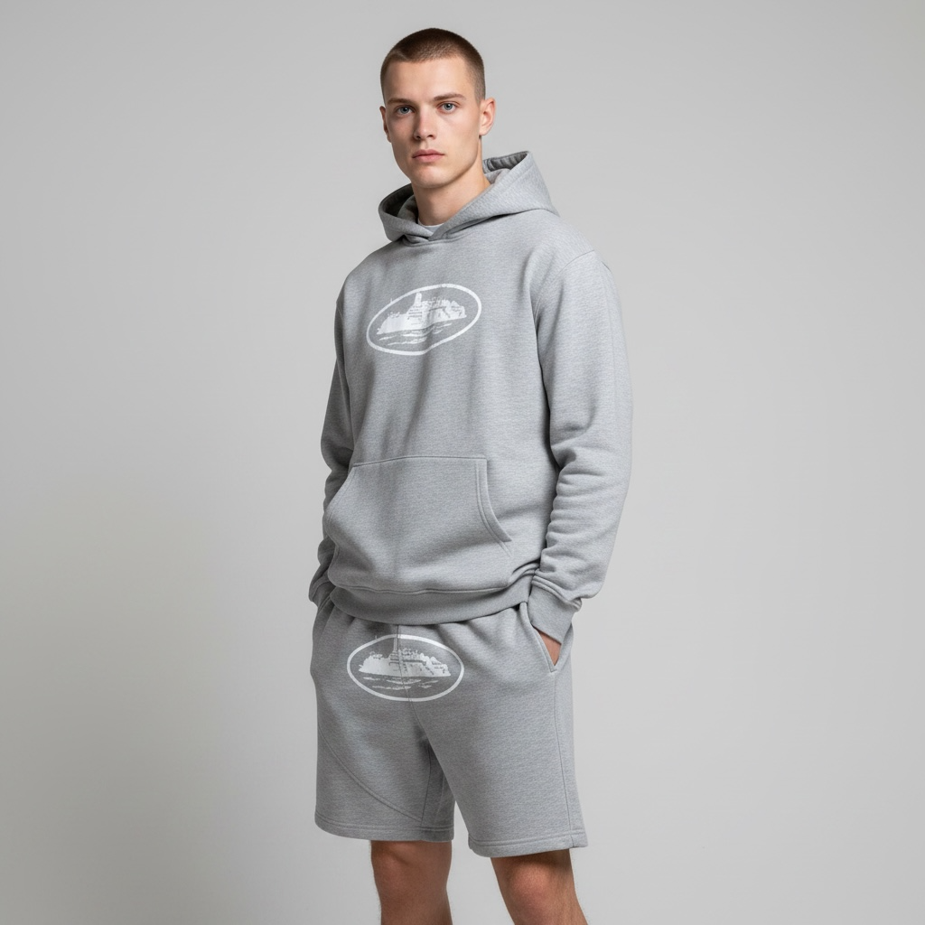 Corteiz Alcatraz Hoodie + Short set