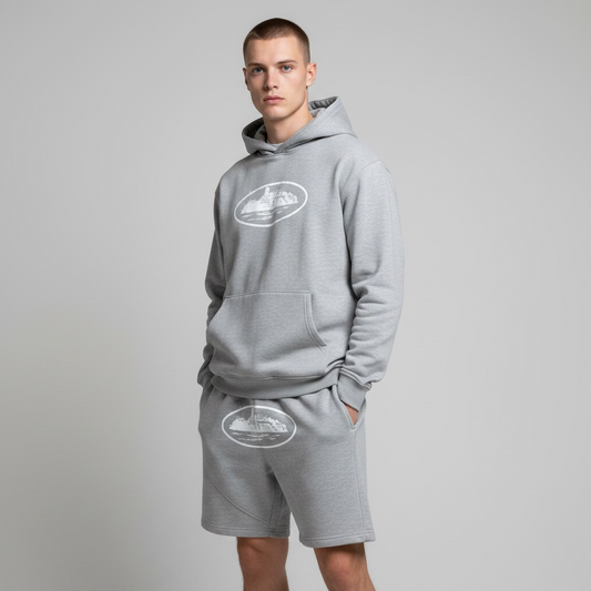 Corteiz Alcatraz Hoodie + Short set