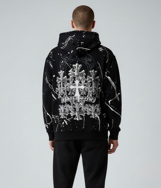 Chrome Hearts Shadow Cross Hoodie